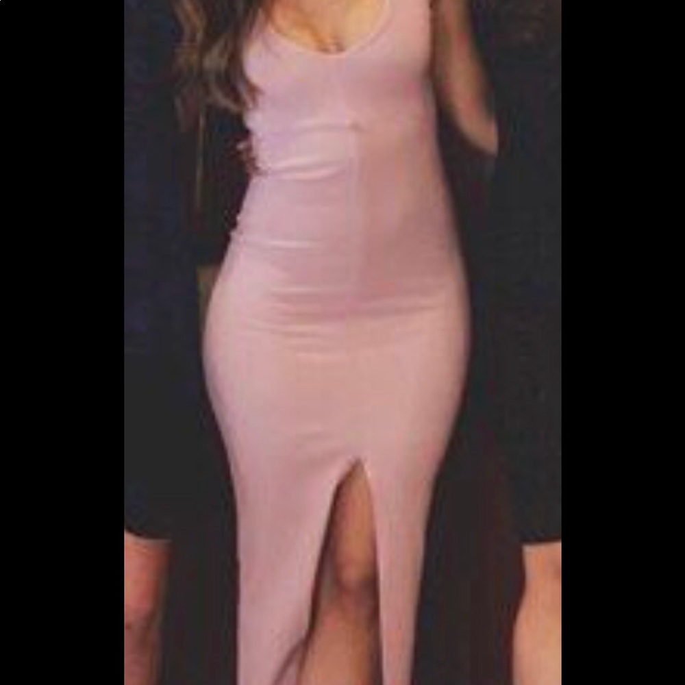 Blush Midi dress